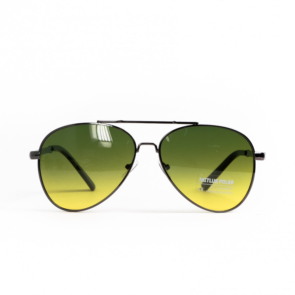 Ανδρικά πράσινα γυαλιά ηλίου aviator il200521-22
