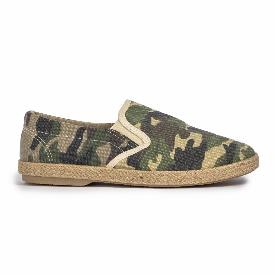 Ανδρικές καμουφλαζ εσπαντρίγιες Buondi & Shoes it140720-5