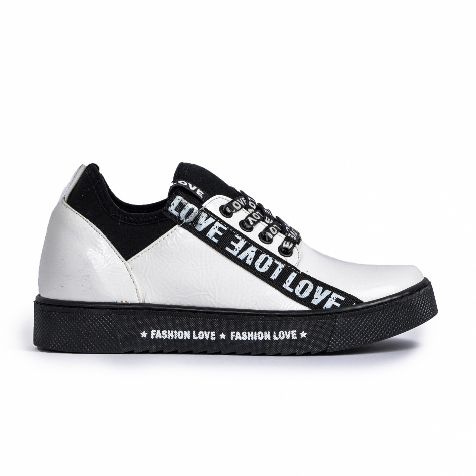 Γυναικεία λευκά sneakers Dizzy tr260820-4