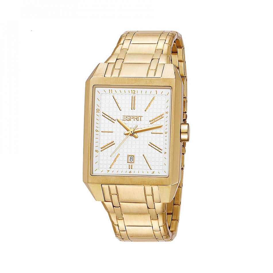 Ανδρικό ρολόι Esprit PVD Gold White Dial   ES104071005