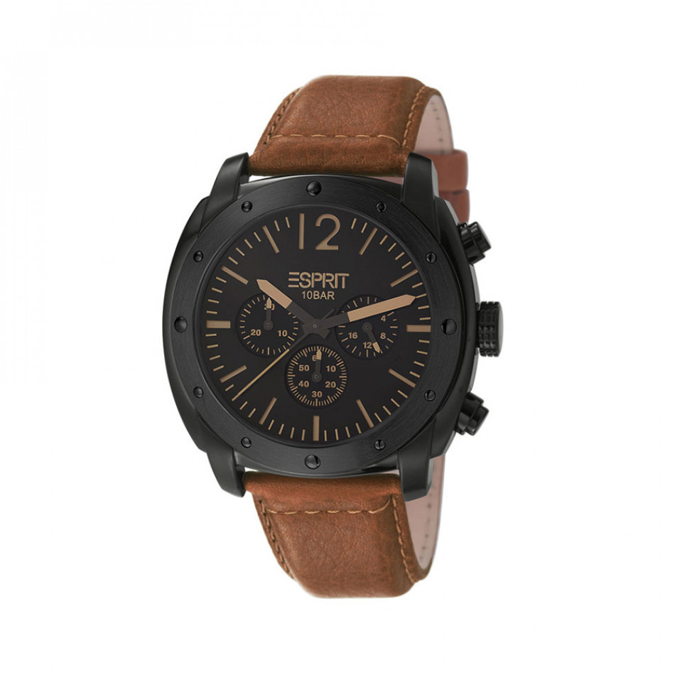 Ανδρικό ρολόι Esprit PVD Black Quartz Chronograph Gents  ES106391003