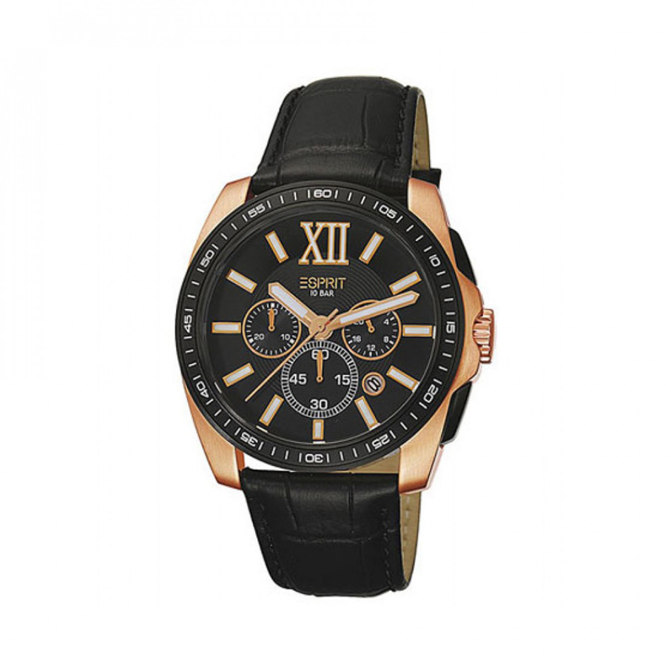 Ανδρικό ρολόι Esprit Quartz Chronograph PVD Black ES103591003 es103591003