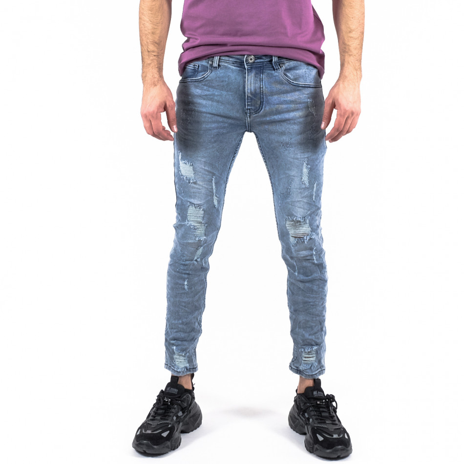 Ανδρικό γαλάζιο τζιν Yes Boy YB627 gr180322-50