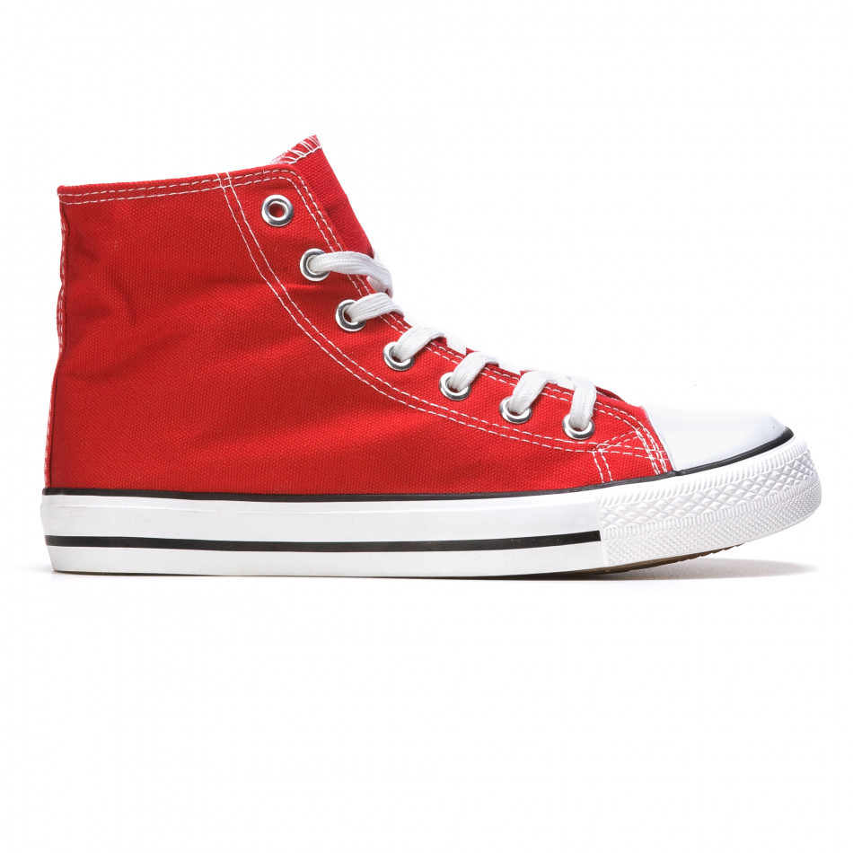 Ανδρικά κόκκινα sneakers Dilen it170315-11