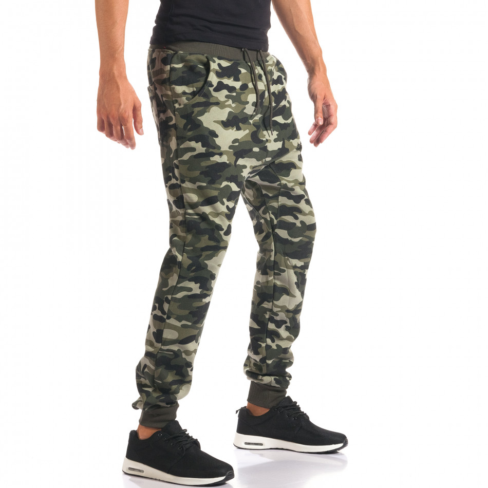 Ανδρικό καμουφλαζ παντελόνι jogger Marshall it160816-5