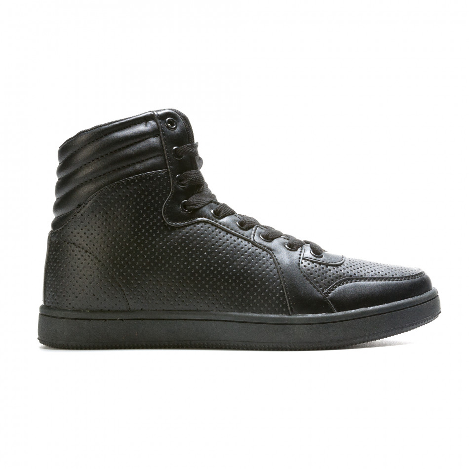 Ανδρικά μαύρα sneakers Niadi it211015-1