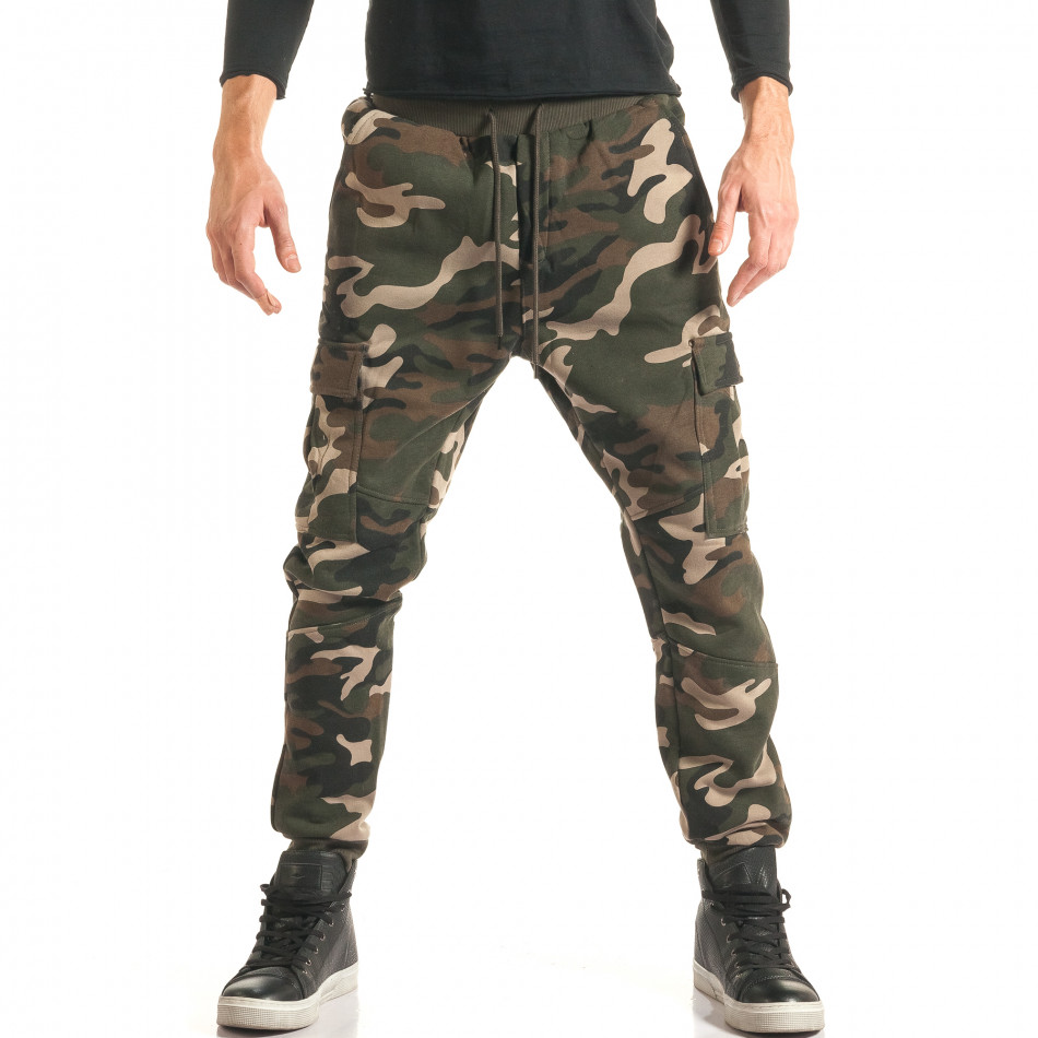 Ανδρικό καμουφλαζ παντελόνι jogger Maximal it181116-6