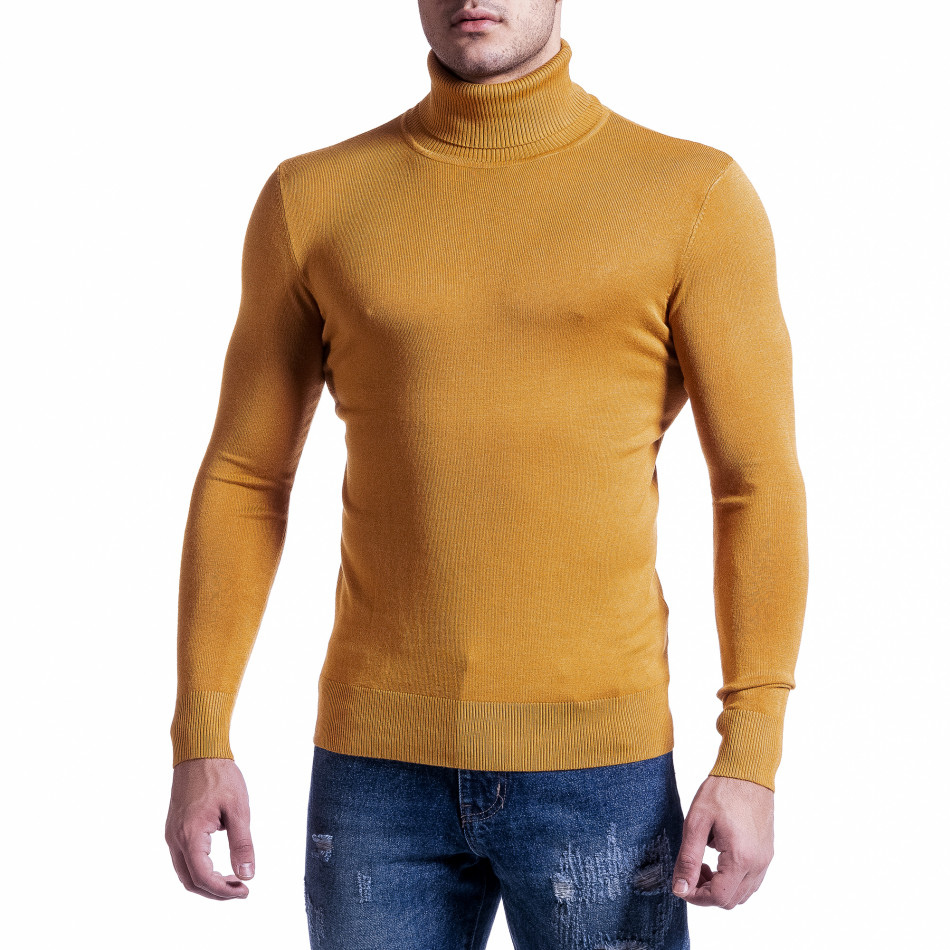 Ανδρικό camel πουλόβερ Duca Homme it231220-18