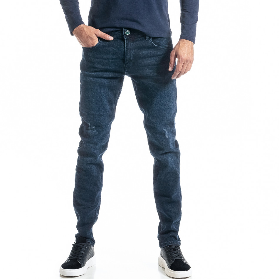 Ανδρικό μπλε τζιν Long Slim tr300920-1