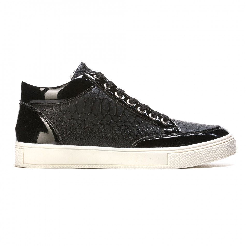 Ανδρικά μαύρα sneakers Flair it090316-10