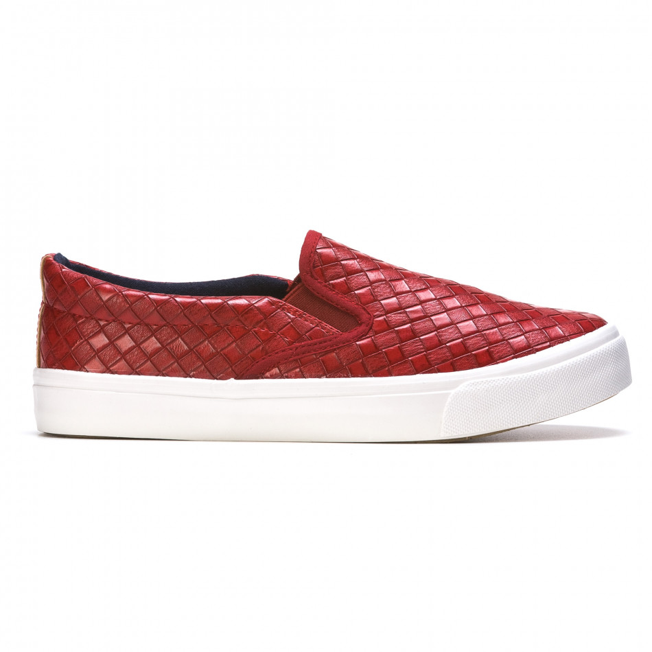 Ανδρικά κόκκινα sneakers Niweile It050216-8