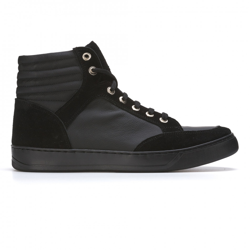 Ανδρικά μαύρα sneakers Martin Pescatore It050216-3