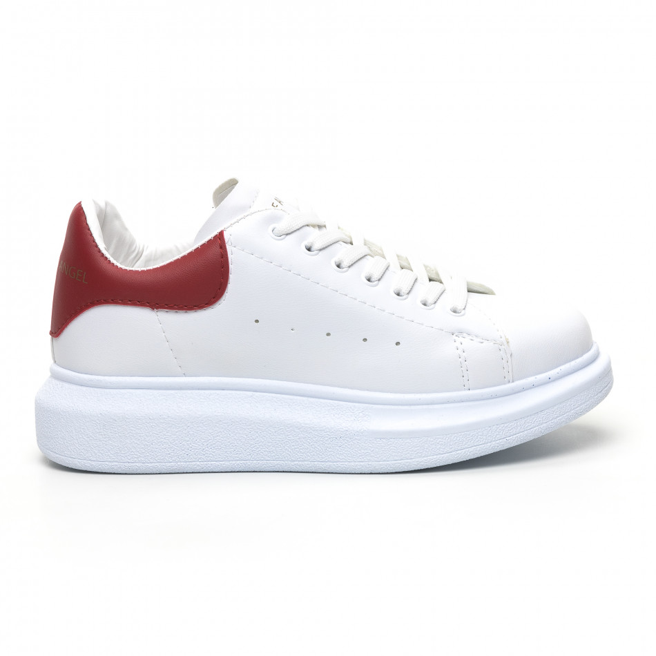 Γυναικεία λευκά sneakers Bambi tr180320-20