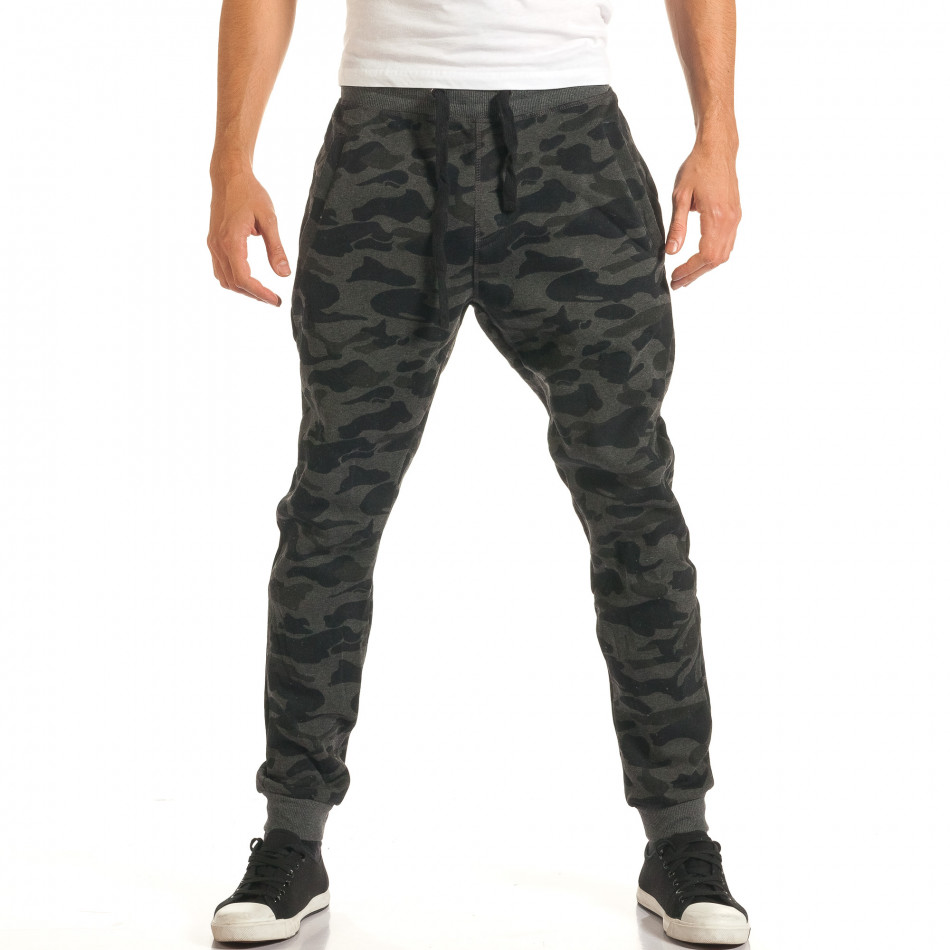Ανδρικό καμουφλαζ παντελόνι jogger Bread & Buttons it191016-20