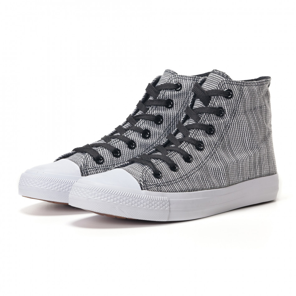 Ανδρικά μαύρα sneakers Mondo Naturale it250118-12