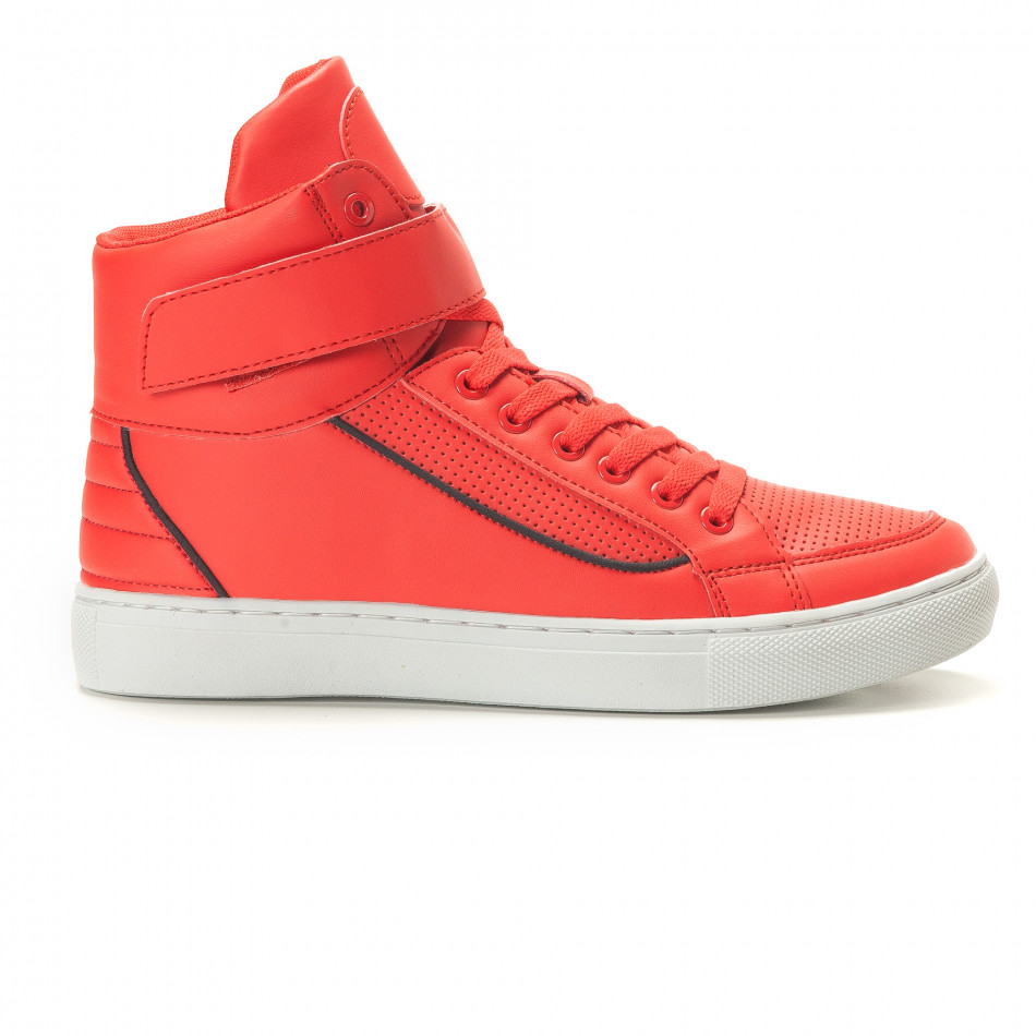 Ανδρικά κόκκινα sneakers Niadi it260117-5