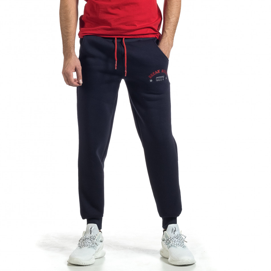 Ανδρική σκούρο μπλε φόρμα Soni Fashion B-469 it021221-16