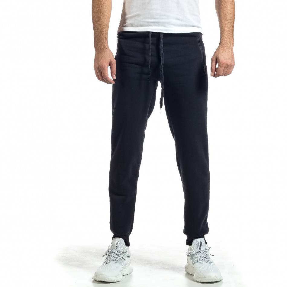 Ανδρική σκούρο μπλε φόρμα Moda Y&M it021221-21