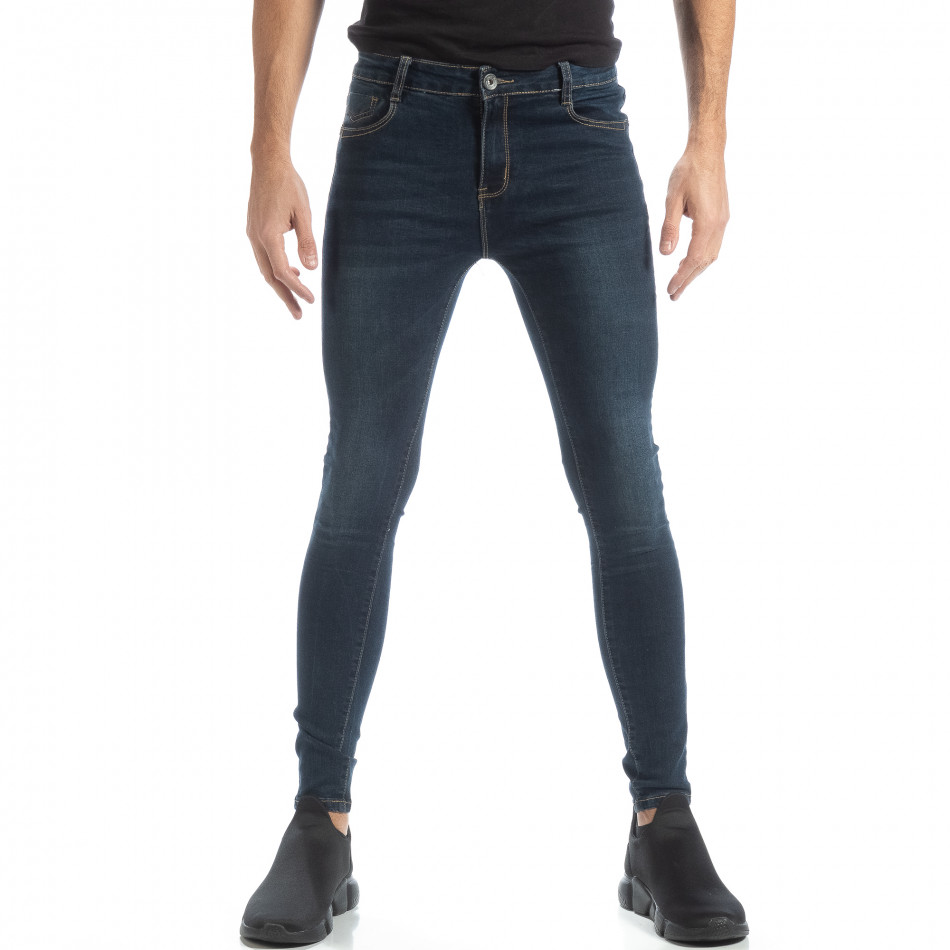 Ανδρικό μπλε τζιν Skinny Jeans it051218-8