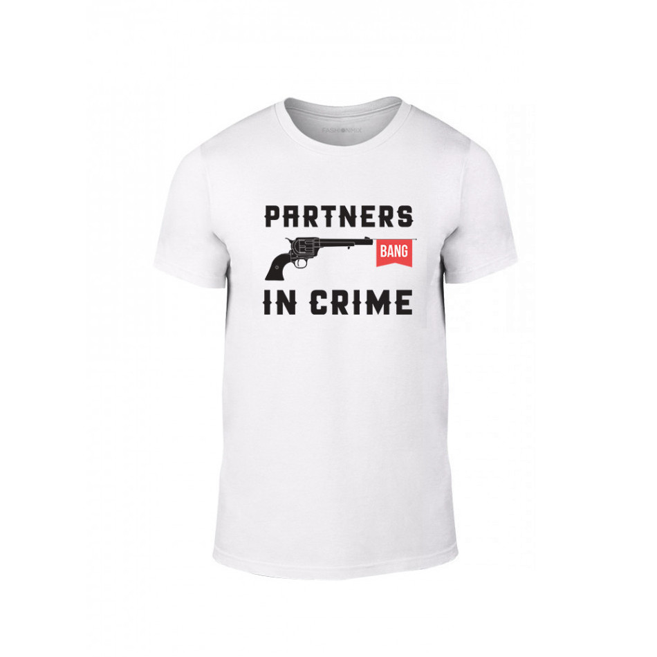 Κοντομάνικη μπλούζα Partners in Crime λευκό Χρώμα Μέγεθος L TMNLPM080L