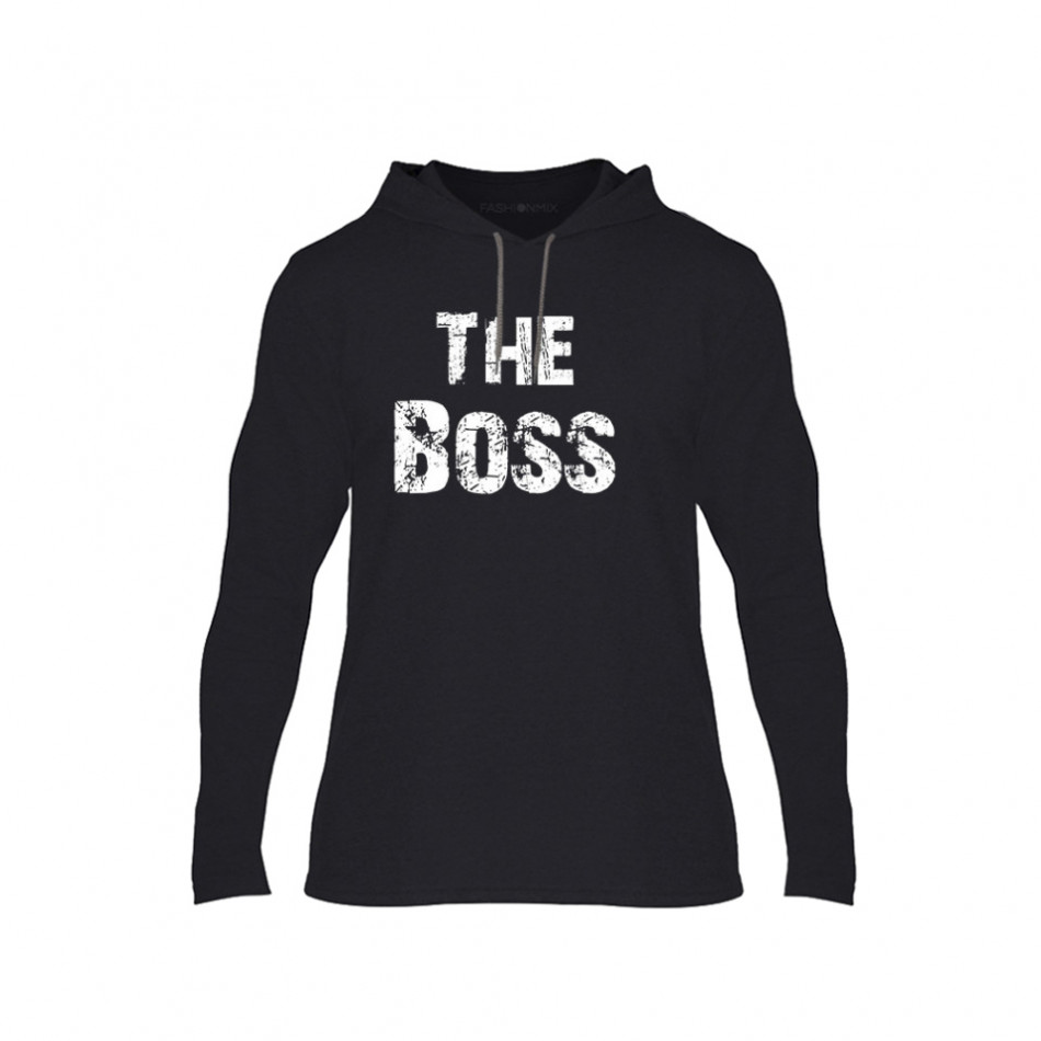 Φούτερ The Boss The Real Boss μαύρο, Μέγεθος L TMNCPM140L