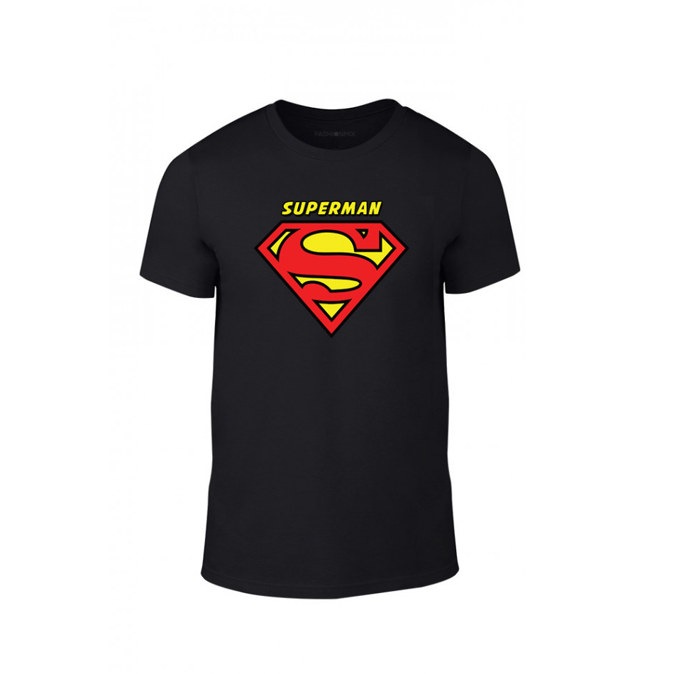 Κοντομάνικη μπλούζα Superman μαύρο Χρώμα Μέγεθος S TMNLPM041S