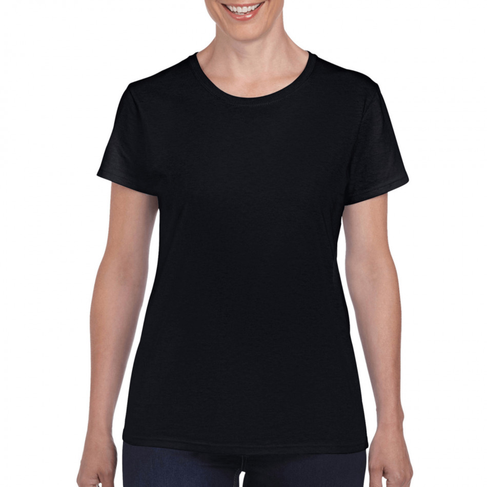 Ανδρική μαύρη κοντομάνικη μπλούζα Anvil-Gildan tmn060120-3