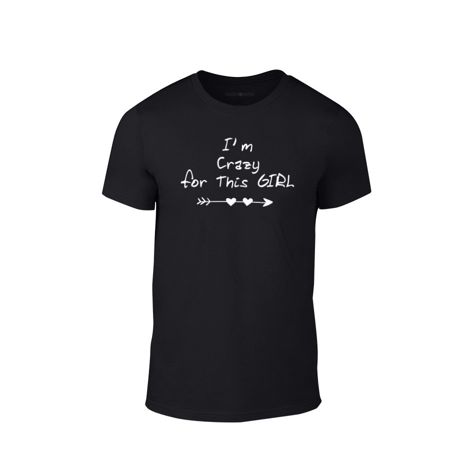 Κοντομάνικη μπλούζα Crazy in love μαύρο Χρώμα Μέγεθος M TMNLPM098M