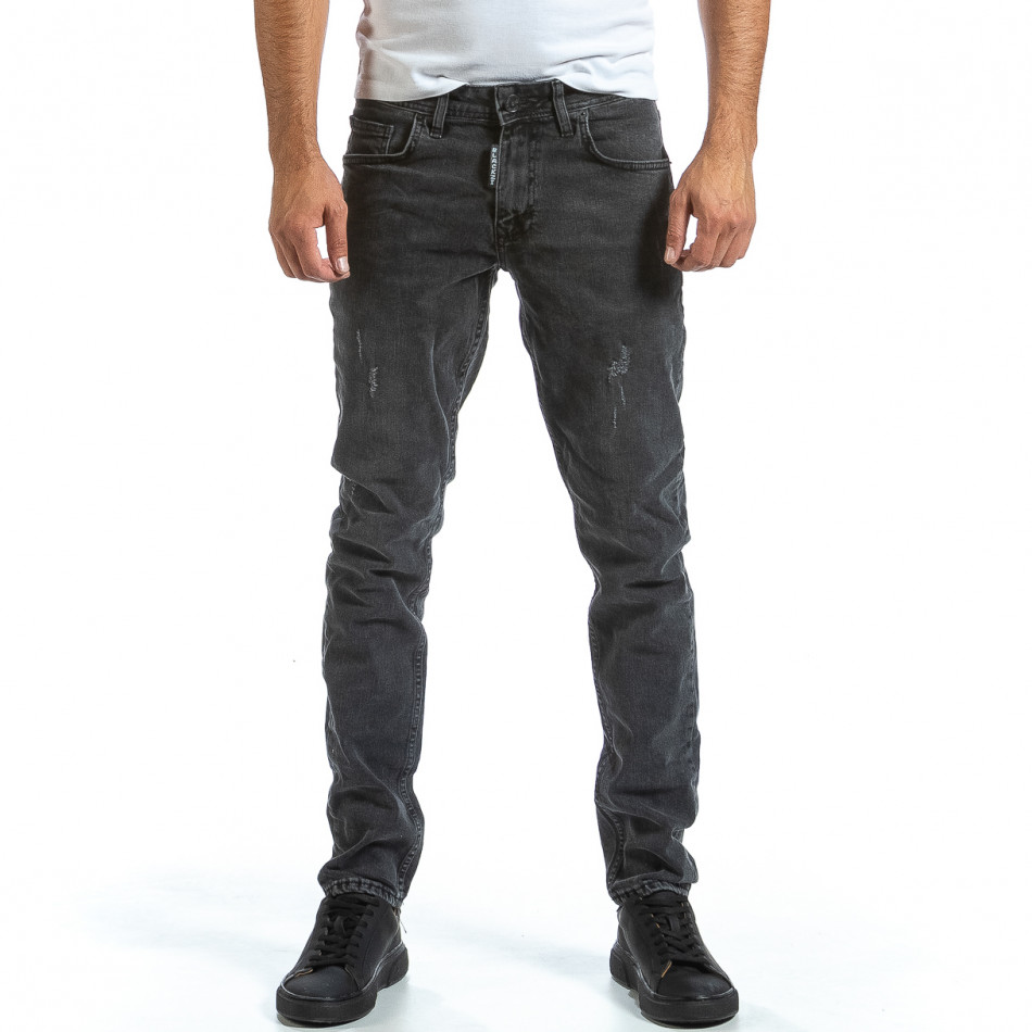 Ανδρικό γκρι τζιν Long Slim tr070921-8