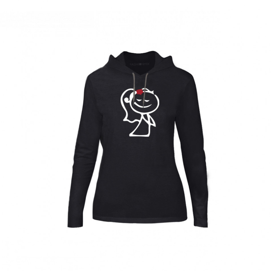 Γυναικεία Μπλούζα Love Gift μαύρο, Μέγεθος XL TMNCPF172XL