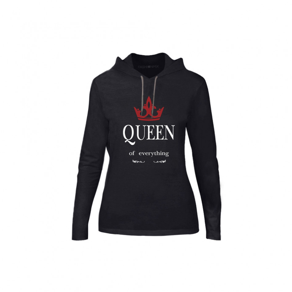 Γυναικεία Μπλούζα King Queen μαύρο, Μέγεθος XL TMNCPF114XL