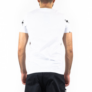 Ανδρική λευκή κοντομάνικη μπλούζα Lagos 21317  2