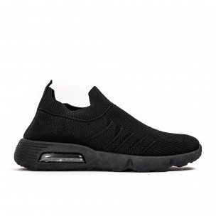 Ανδρικά μαύρα sneakers Naban M31015
