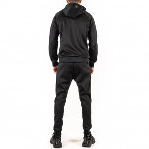 Flex Style Ανδρικό μαύρο αθλητική φόρμα  FF-1205 2