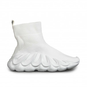 Γυναικεία λευκά sneakers κάλτσα U11YD 5069-2