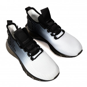 Ανδρικά λευκά αθλητικά παπούτσια Bazaar Charm GF100-9 2