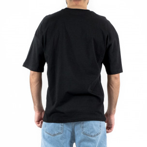 Breezy Ανδρική μαύρη κοντομάνικη μπλούζα  22201061 2