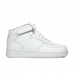 Ανδρικά λευκά ψηλά sneakers Classic A03 