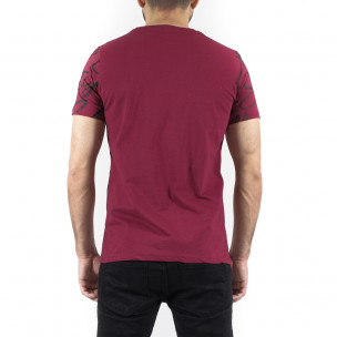 Lagos Ανδρική κόκκινη κοντομάνικη μπλούζα  21302 2