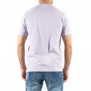 Ανδρική μωβ κοντομάνικη μπλούζα Breezy 22201070 2