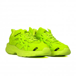 Ανδρικά πράσινα sneakers Vibrant Fluo  2