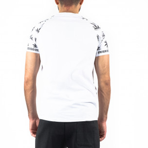 Top Star Ανδρική λευκή κοντομάνικη μπλούζα LN-9829 2