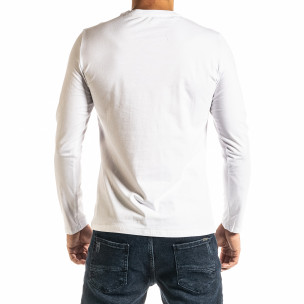 Ανδρική λευκή μπλούζα Jeans Sport ND-6965 2