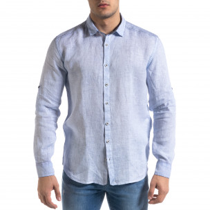 Ανδρικό γαλάζιο πουκάμισο RNT23 2
