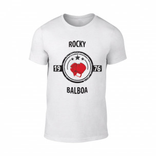 Κοντομάνικη μπλούζα Balboa λευκό Χρώμα Μέγεθος XL