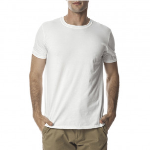 Ανδρική λευκή κοντομάνικη μπλούζα Anvil-Gildan