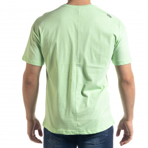 Ανδρική πράσινη κοντομάνικη μπλούζα SAW 2