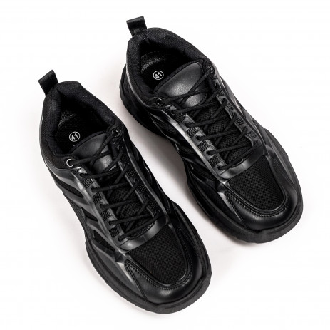 Ανδρικά μαύρα αθλητικά παπούτσια Joy Way R650-A 2