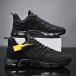 Ανδρικά μαύρα sneakers Plus Size gr020221-17 3