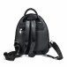 Γυναικεία μαύρη τσάντα backpack shagreen il071022-5 4